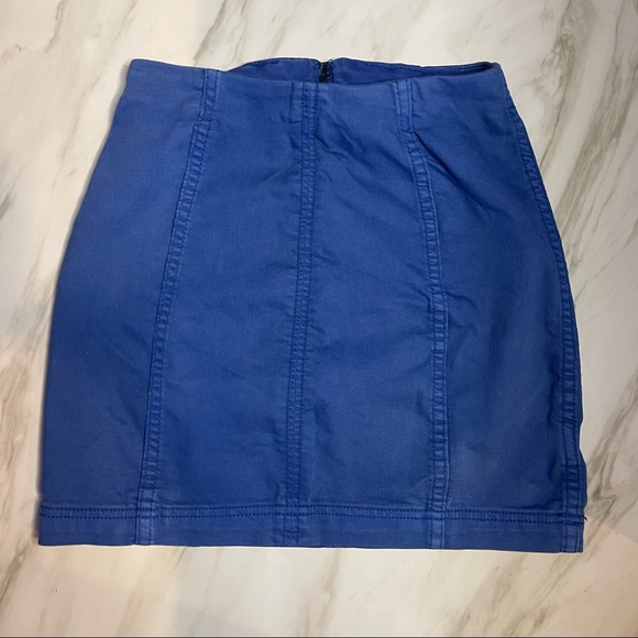 Free People Modern Femme Denim Panel Skirt - Picture 4 of 6